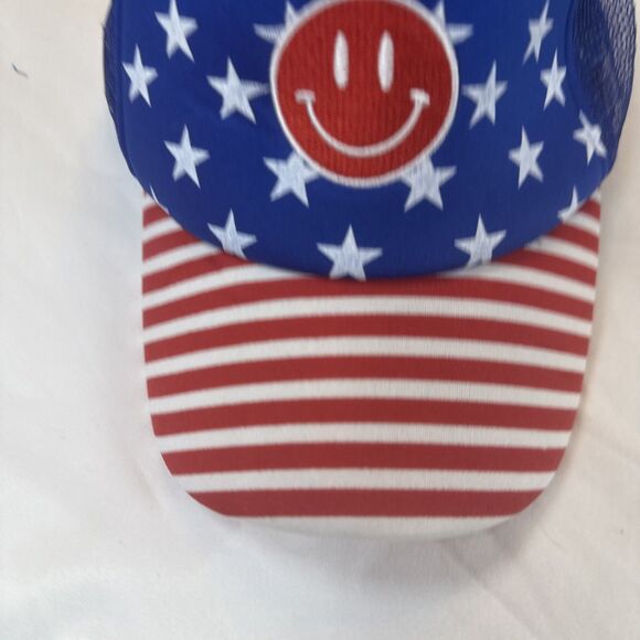 SHEIN Hat Stars And Stripes Red White And Blue NWOT - Picture 3 of 11